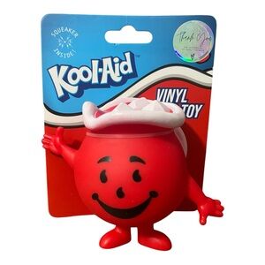 Kool-Aid Vinyl Dog Toy with Squeaker Inside